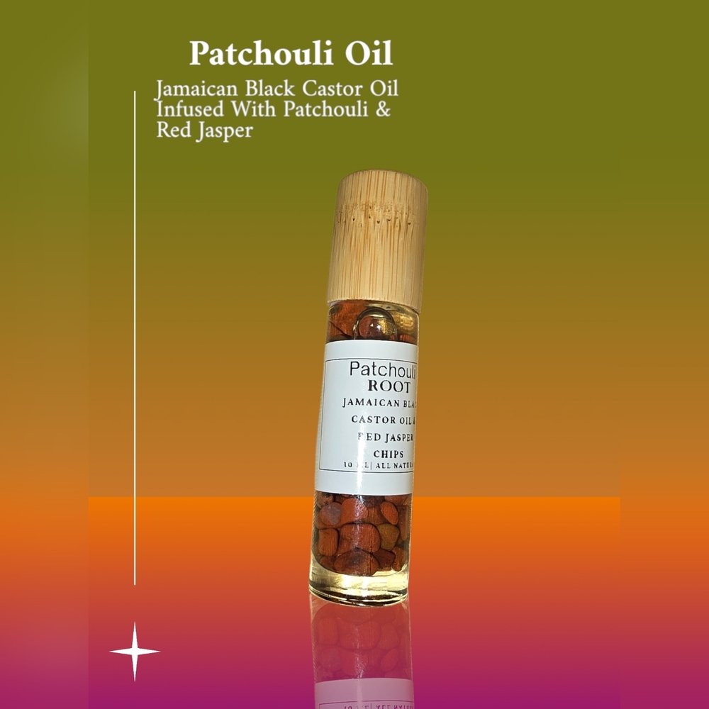 PATCHOLI ESSENTIAL OIL W/ RED JASPER